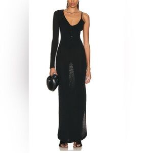RtA Alicia Maxi Black Dress NWT